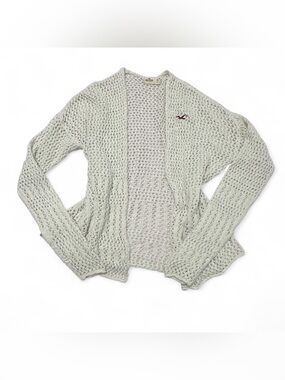 Hollister y2k crochet white cardigan in Medium